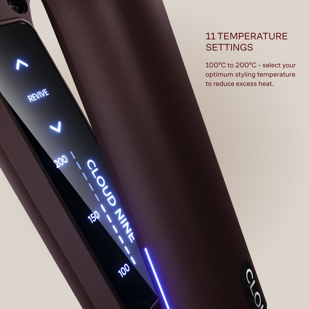 Luxury Dark Burgundy Wide Iron Piastra