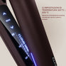The Dark Burgundy Wide Iron Piastra