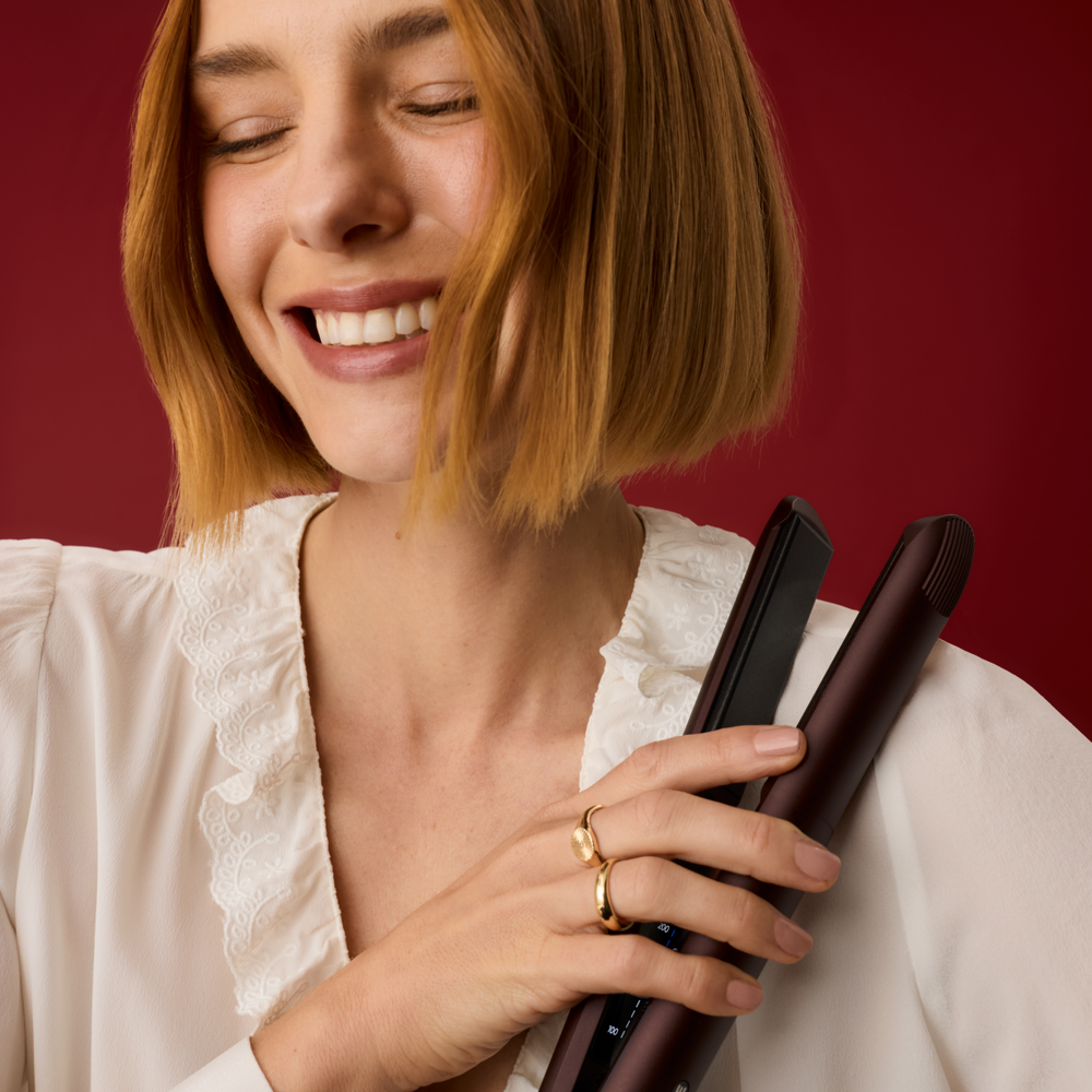 The Dark Burgundy Original Iron Piastra
