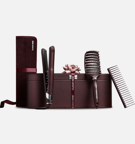 Luxury Dark Burgundy Original Iron Piastra