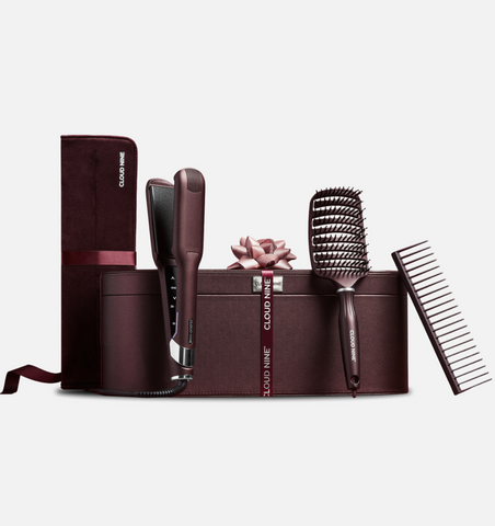 Luxury Dark Burgundy Wide Iron Piastra