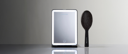 Vanity Mirror and Dressing Brush
